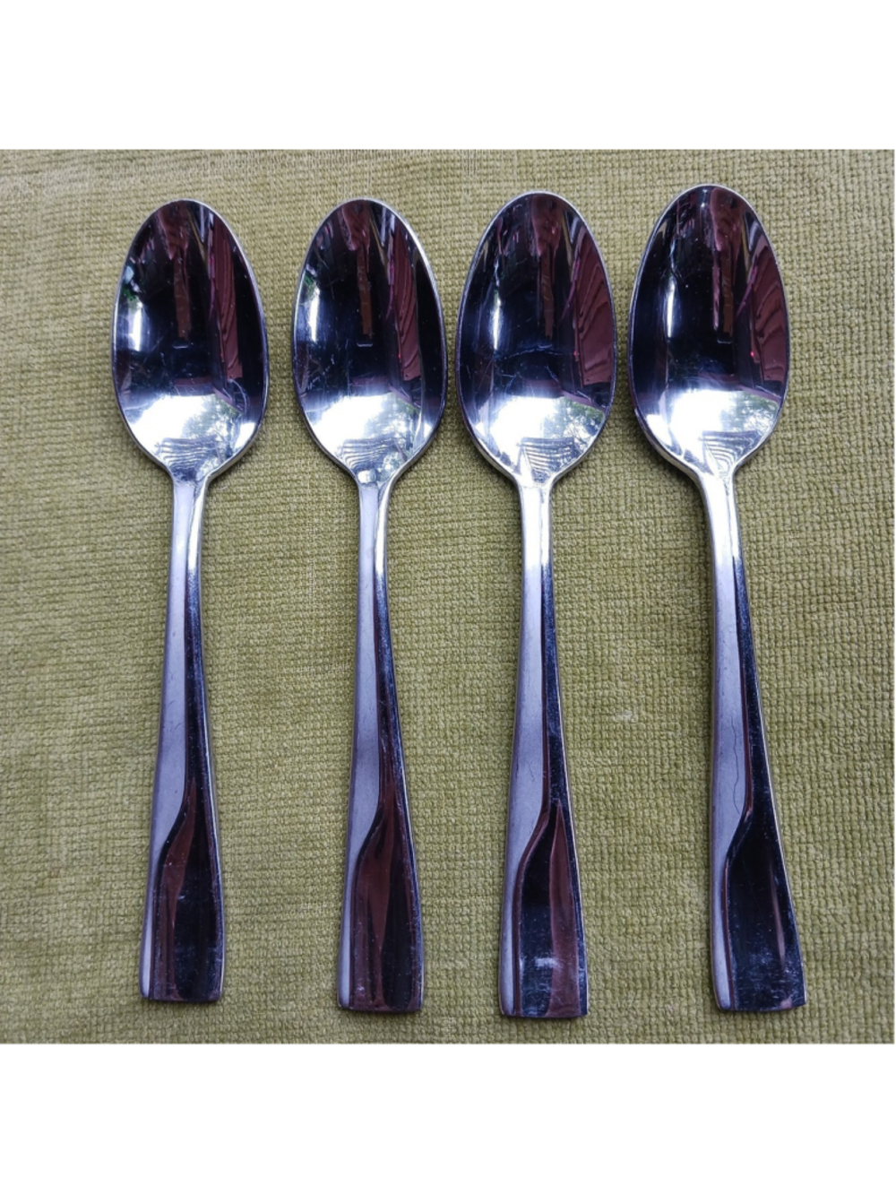 Oneida Splice Stainless Steel Tea Spoons Set of 4